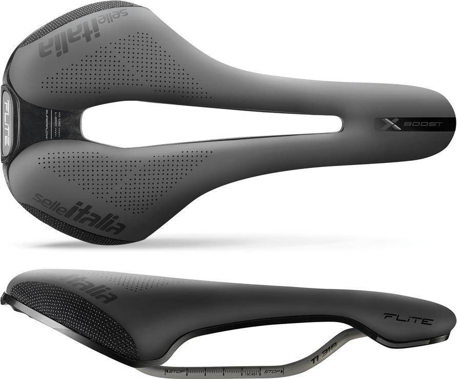 Selle Italia Siodlo SELLE ITALIA FLITE BOOST X-CROSS SUPERFLOW L (id match - L3) TI 316 Tube 7, fibra-tek, czarne (NEW) 8274201 (80302825203