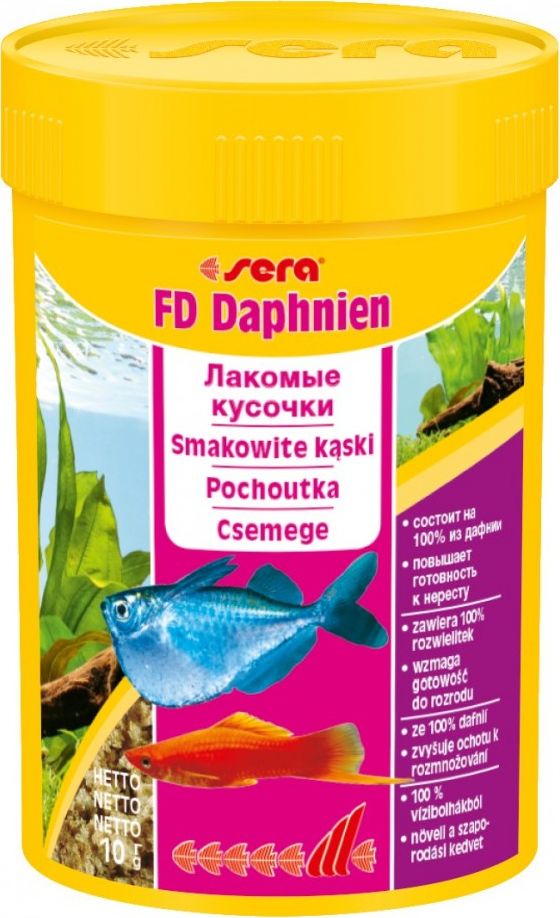 Sera Przysmak FD Daphnia 100 ml SE-01440 (4001942014403) zivju barība