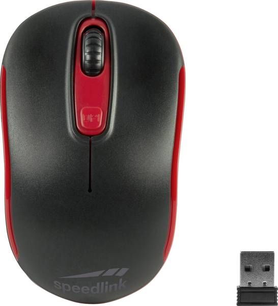 Speedlink CEPTICA Mouse - Wireless USB black/red Datora pele