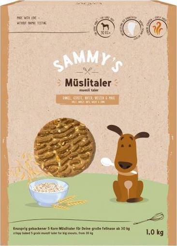 Sammys Sammy's Muesli Taler Ciasteczka Dla Psa 1kg SB1010 (4015598021524)
