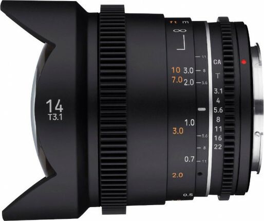 Obiektyw Samyang Canon RF 14 mm F/3.1 MF MK2 VDSLR 23052 (8809298887476) foto objektīvs