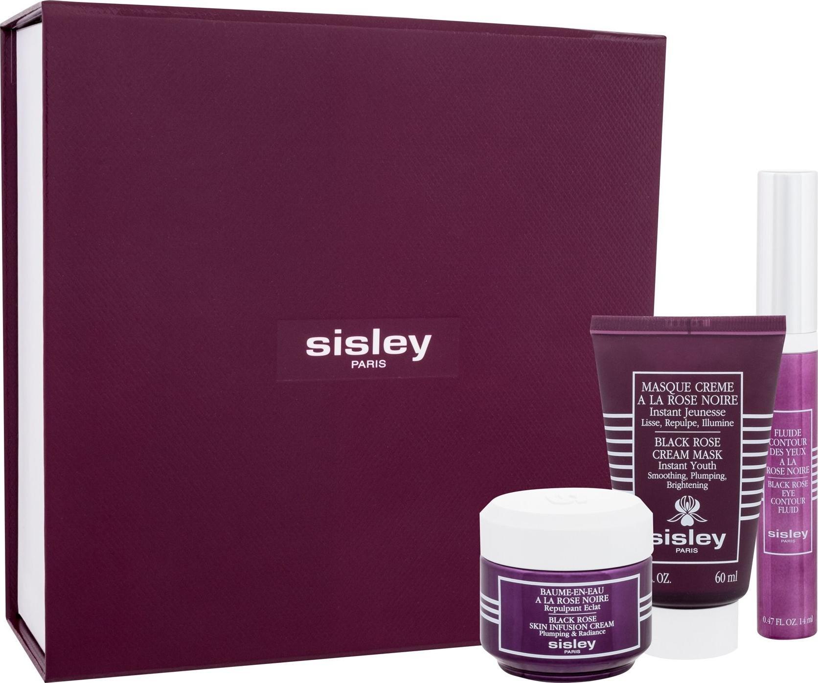 Sisley SISLEY SET (BLACK ROSE CREAM MASK 60ML+SKIN IFUSION CREAM 50ML+EYE CONTOUR FLUID 14ML) 130912 (3473311320209)