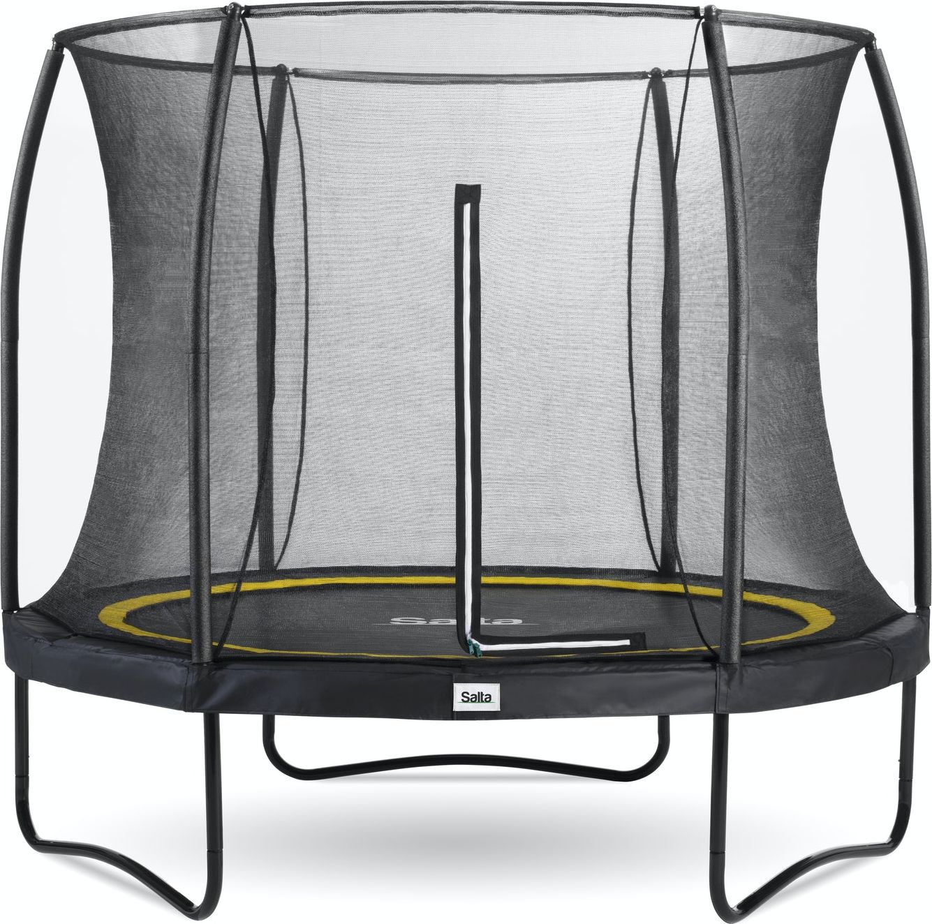 Trampolina ogrodowa Salta ogrodowa Comfort Edition z siatka wewnetrzna 7 FT 213 cm czarna 8165768 (8719425450728) Batuts