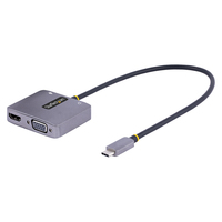 USB C Video Adapter, USB C to HDMI VGA Multiport Adapter w/ 3.5mm Audio Outpu... Portatīvais dators