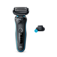 Braun Series 5 50-M1200s Foil shaver Trimmer Black, Blue Vīriešu skuveklis