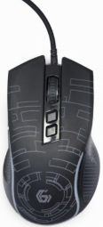 GEMBIRD MUSG-RGB-01 USB LED gaming mouse Datora pele