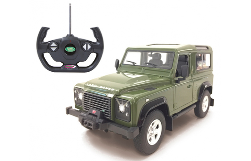 JAMARA Land Rover Defender 1:24 green 405154 Radiovadāmā rotaļlieta