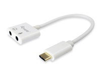 Equip Adapter USB-C -> Audio    2x3-Pin 3.5mm St/Bu 0.15m ws adapteris