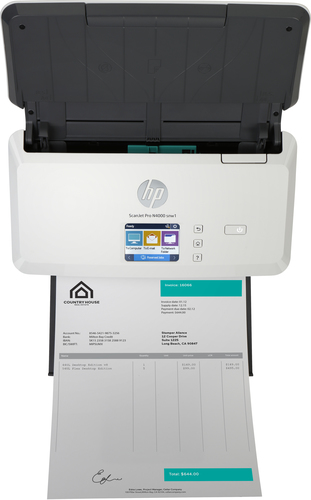 HP Scanjet Pro N4000 snw1 Sheet-feed - document scanner - desktop - USB 3.0, LAN, Wi-Fi(n) skeneris