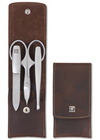 Zwilling TWINOX Mountain Pocket Case, brown, 3 pcs.