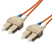 Equip LWL Patchkabel SC->SC 10.00m Multimode Duplex OM1   or Polybeutel apgaismes ķermenis