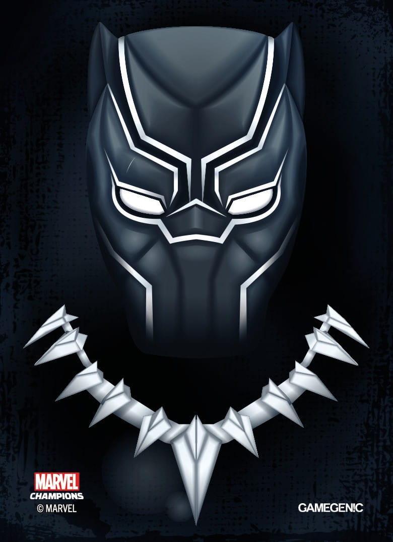 Gamegenic Gamegenic: MARVEL Art Sleeves (66 mm x 91 mm) Black Panther 50+1 szt. 2000413 (4251715409596) galda spēle