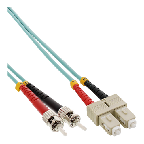 InLine Patchcord swiatlowodowy SC/ST, 50/125µm,  OM3 20m (82520O) tīkla kabelis