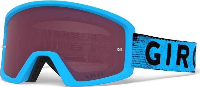 Giro Gogle GIRO BLOK MTB blue hypnotic (Szyba Niebieka Lutrzana VIVID-Carl Zeiss TRAIL + Szyba Przezroczysta 99% S0) 309018-uniw (7686862687 Sporta aksesuāri