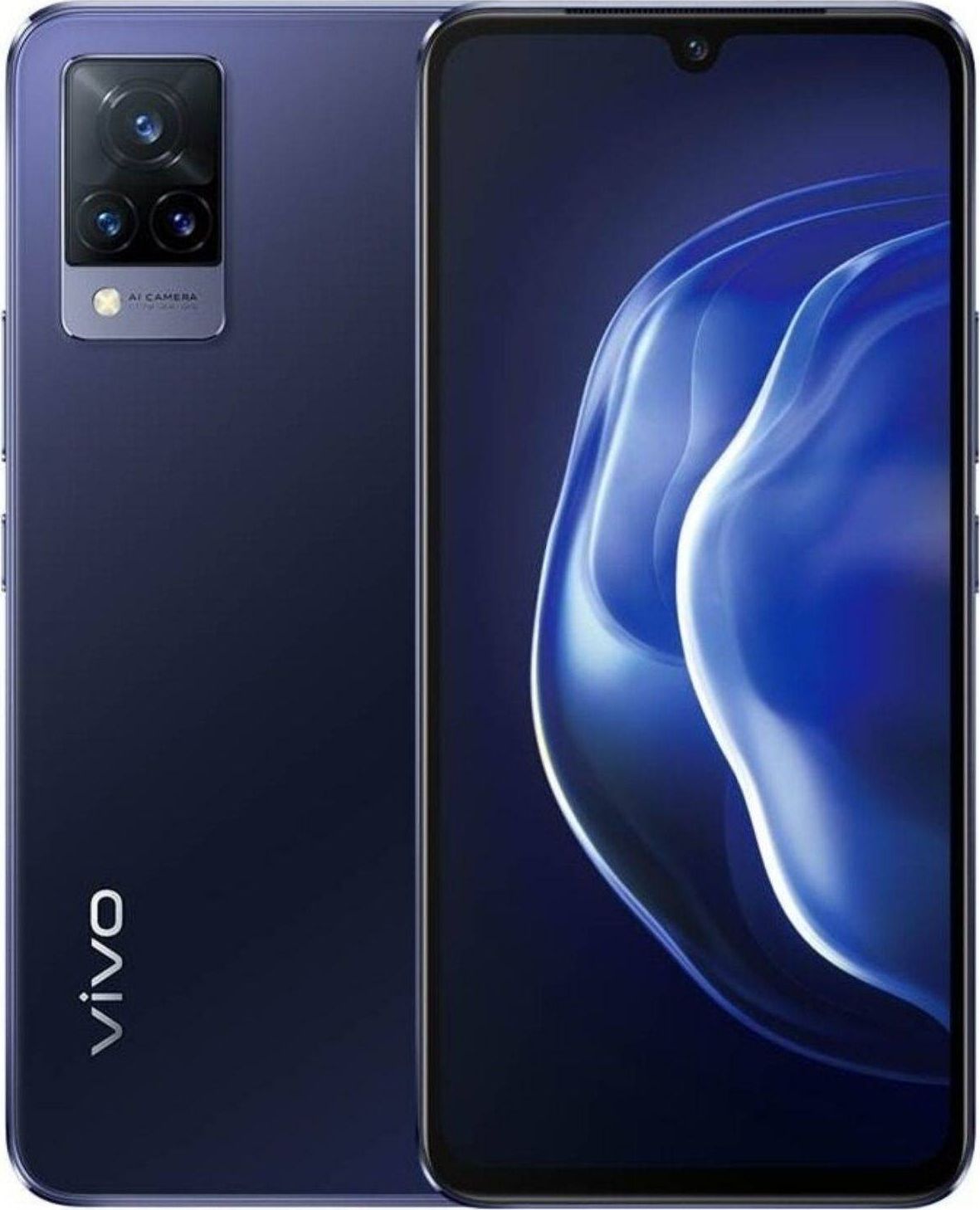 Smartfon Vivo V21 5G 8/128GB Dual SIM Czarno-niebieski 9097824 Mobilais Telefons
