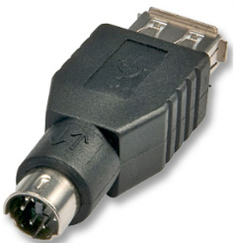 Lindy Adapter USB-Maus an PS/2-Port  USB A F am MD6 M adapteris