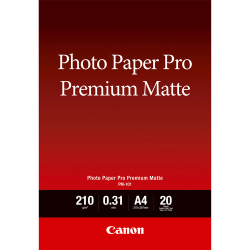 Paper Canon PM-101 Photo Premium Matte | A4 | 20pcs foto papīrs
