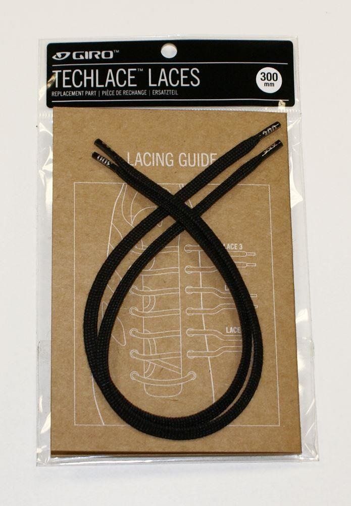 Giro Sznurowki GIRO TECHLACE LACES black 255mm 307861-uniw (768686118104) Kopšanas līdzekļi apaviem