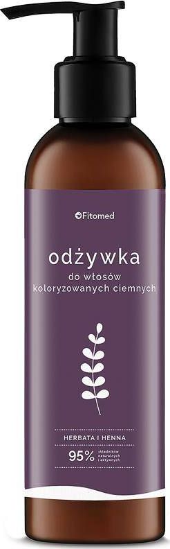 Fitomed Fitomed Odzywka do wlosow koloryzowanych ciemnych Herbata i Henna 200g 5907504400334 (5907504400334)