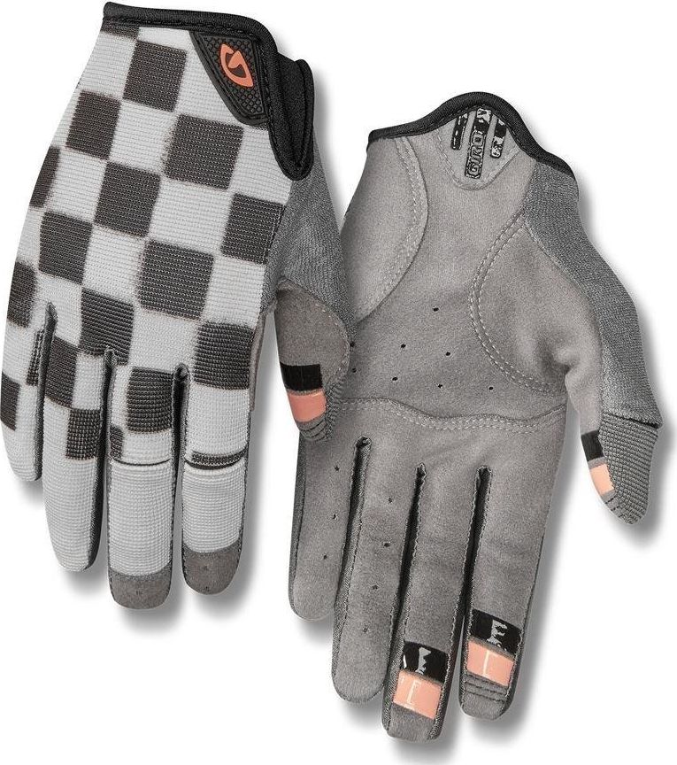 Giro Rekawiczki damskie La Dnd dlugi palec checkered peach r. S 306315-uniw (768686199134) cimdi