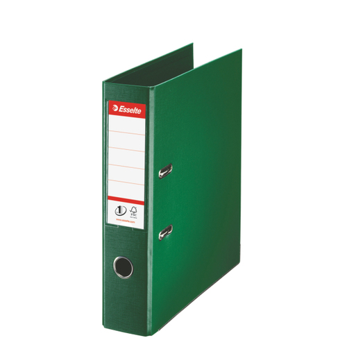 Lever Arch File no.1, A4, 75mm, green