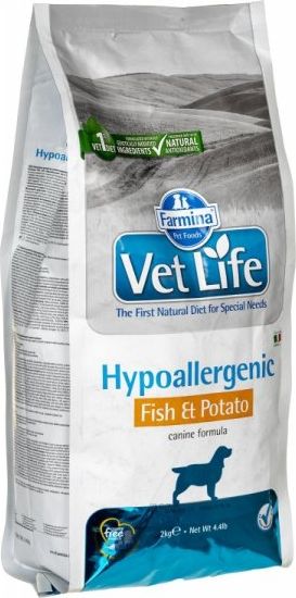 Farmina Vet Life Hypoallergic Fish & Potato DOG (2 kg) barība suņiem