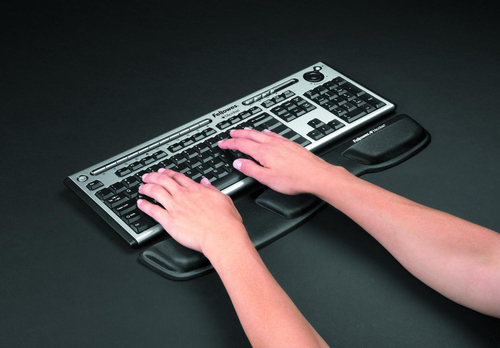 Fellowes Health-V Fabrik Keyboard Palm Support peles paliknis