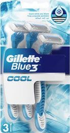 Gillette Blue 3 Cool Maszynka do golenia 3szt 118365 (7702018457229) vīriešu skuvekļu piederumi