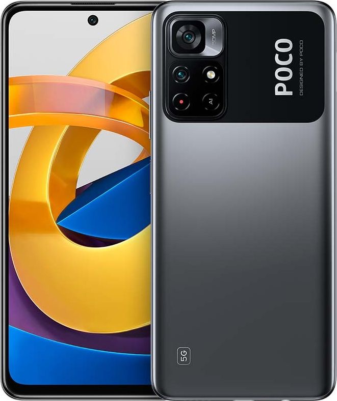 Smartfon Xiaomi POCO M4 Pro 5G 6/128GB Dual SIM Czarny 9554428 Mobilais Telefons