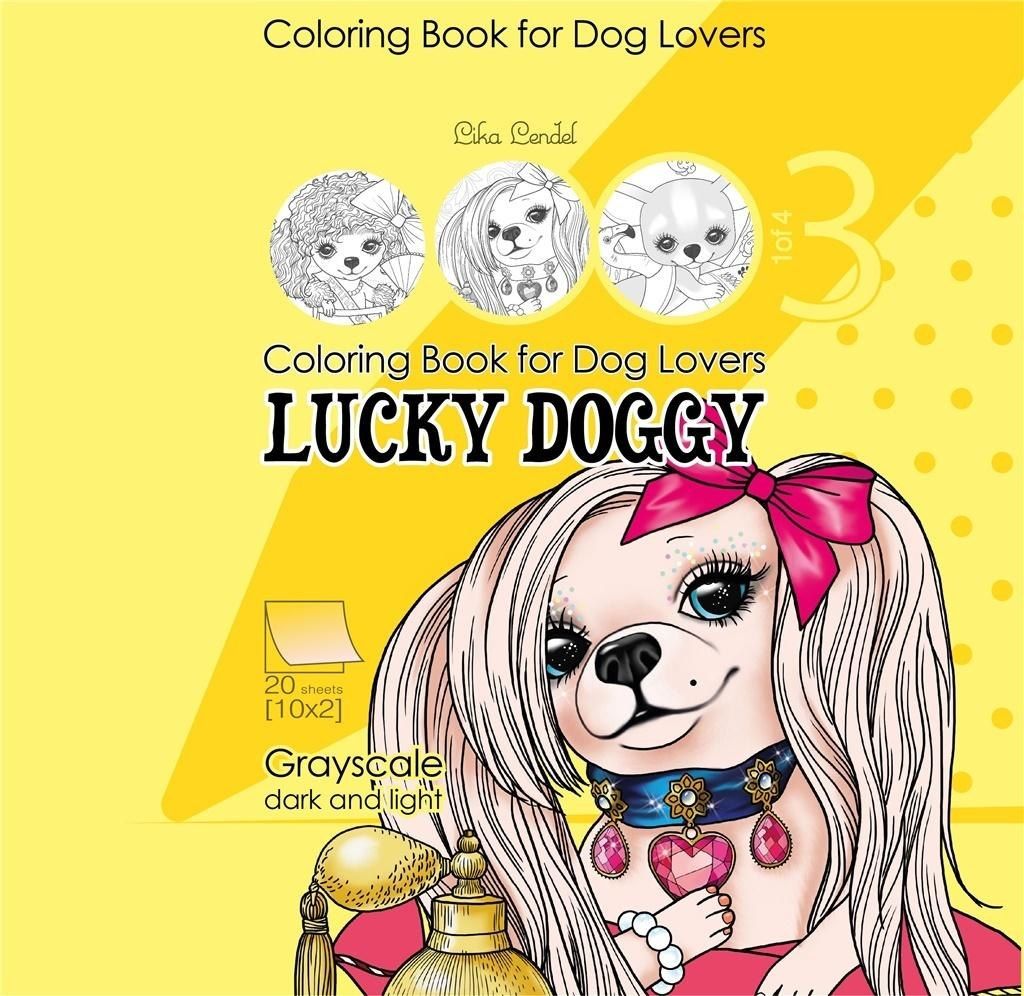 Kolorowanka antystresowa 200x200 Lucky Doggy 3 440477 (4823089211794) Literatūra