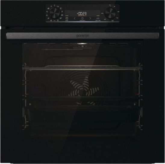 Gorenje Oven BOS6737E06FBG 77 L, Multifunctional, EcoClean, Mechanical, Steam function, Height 59.5 cm, Width 59.5 cm, Black Cepeškrāsns