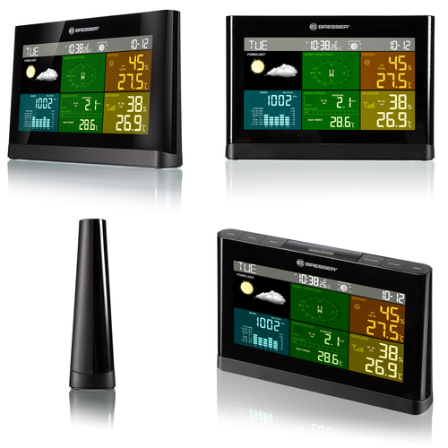 Bresser 5-in-1 Comfort Weather Center barometrs, termometrs