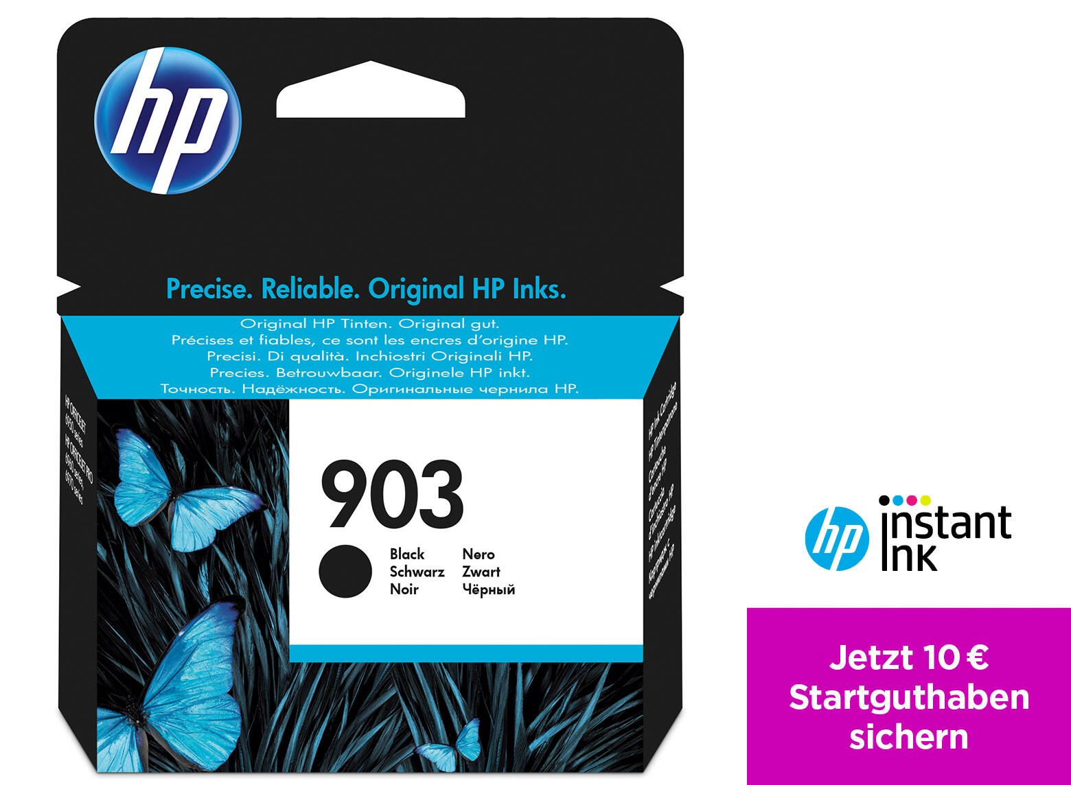 HP 903 - Black - Original - Blister - Ink Cartridge - for Officejet Pro 6960, 6970 kārtridžs