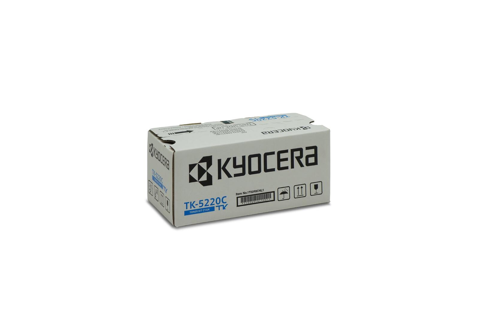 Kyocera Original TK-5220C Toner Cyan 1.200 Blatt far ECOSYSM5521, P5021 toneris