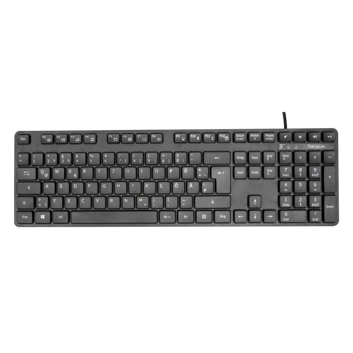 Targus USB Wired Keyboard DE QWERTZ klaviatūra