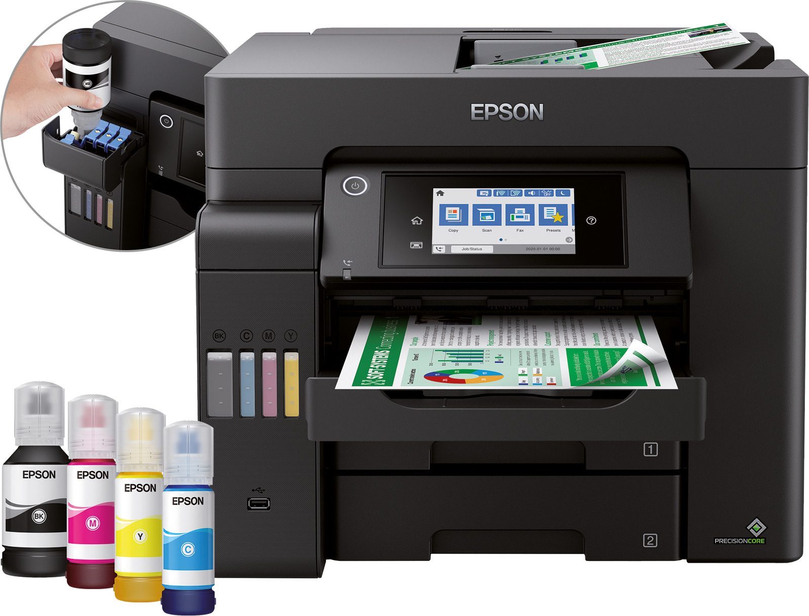 EPSON EcoTank ET-5850 printeris