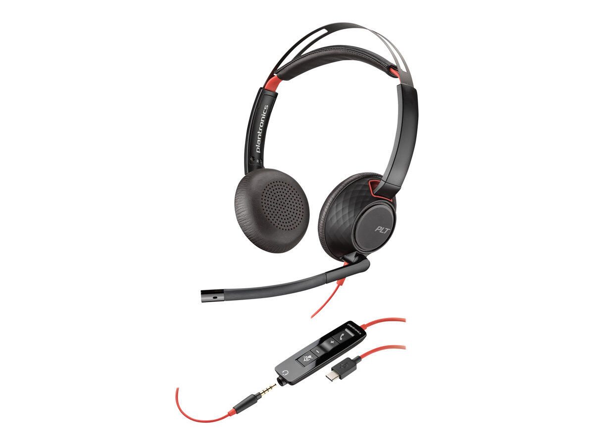 Headphones Blackwire C5220, USB-A, WW austiņas