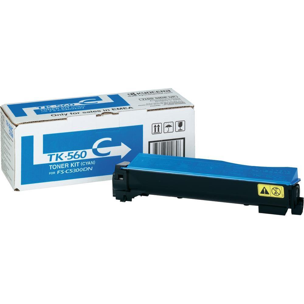 Toner Kyocera TK-560-C | 10000 pages | Cyan |  FS-C5300DN toneris