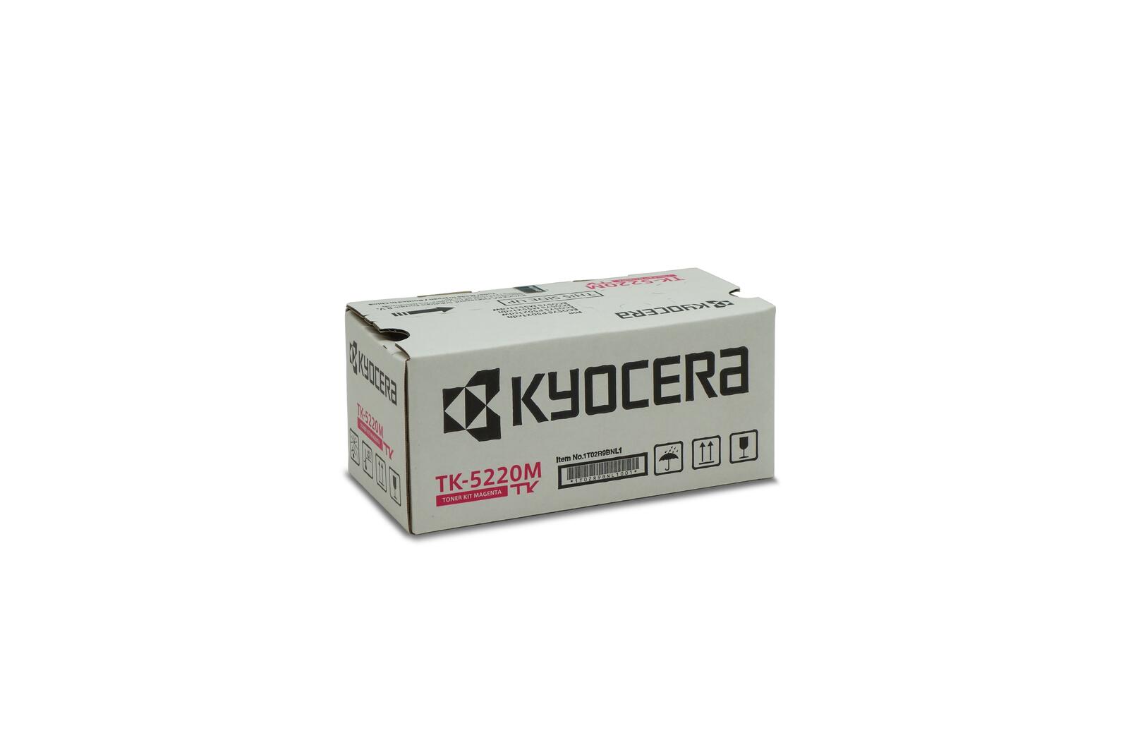 Kyocera Original TK-5220M Toner Magenta 1.200 pages far ECOSYS M5521cdn/cdw, P5021cdn/cdw toneris