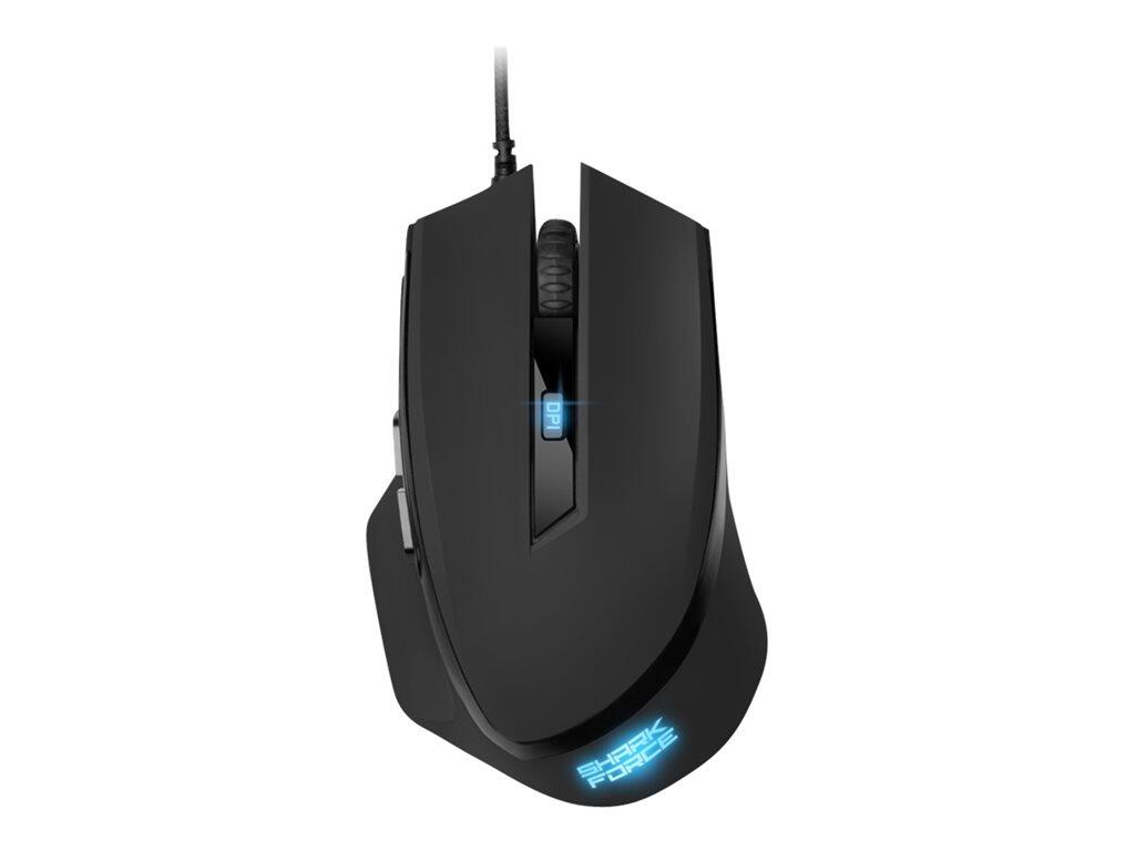 Sharkoon SHARK Force II, Gaming-mouse Datora pele