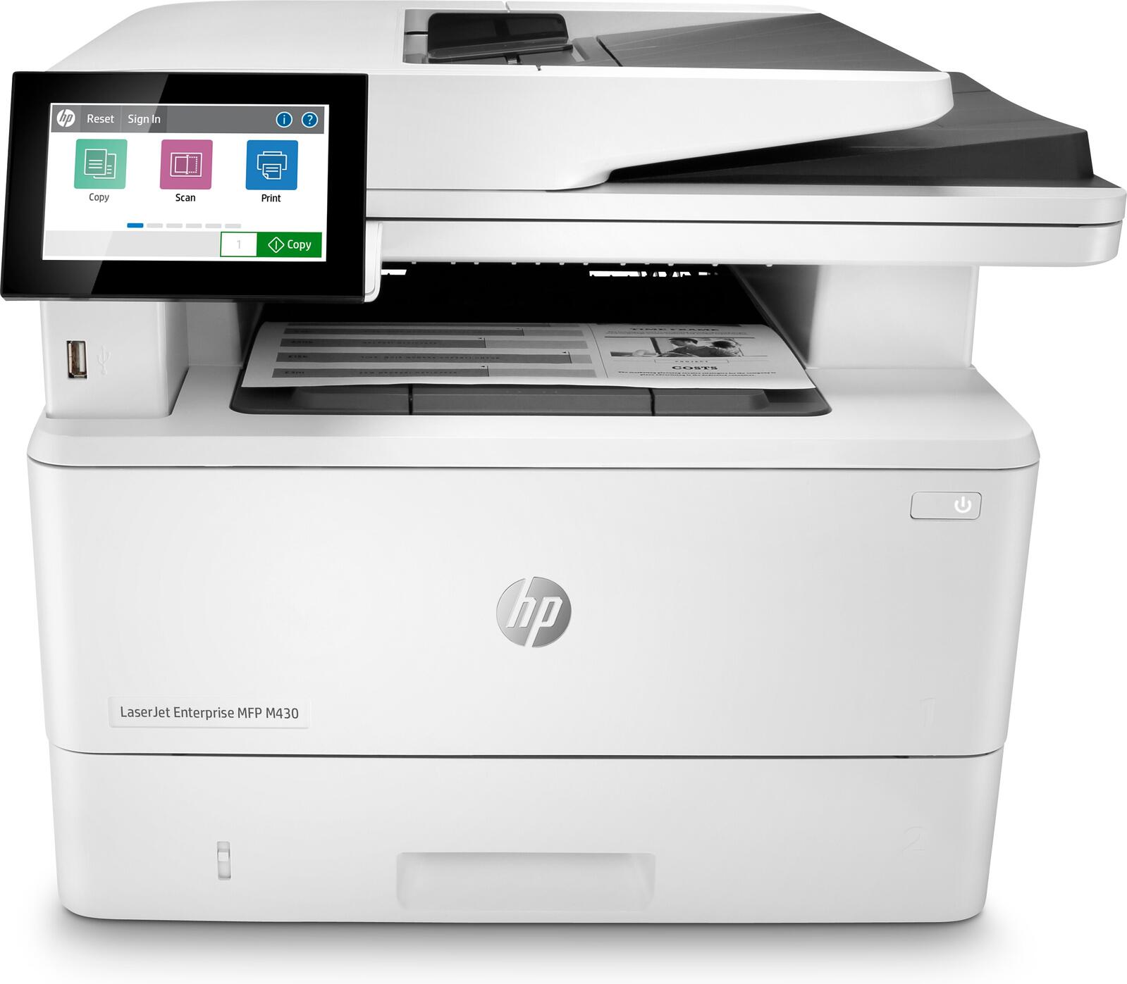 HP LaserJet Enterprise MFP M430f Laser-Multifunktionsgerat s/w 3PZ55A(Drucker, Scanner, Kopierer, Fax, LAN , USB, Duplex printeris