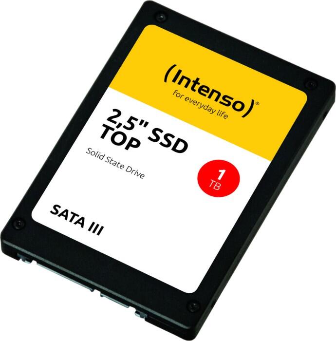 Intenso SSD TOP 1TB SATA3, 520/490MBs, Shock resistant, Low power SSD disks