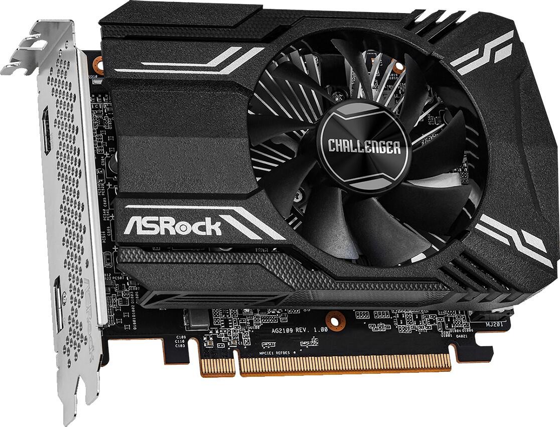 ASRock Radeon RX 6400 Challenger ITX CLI 4G (Gaming-Grafikkarten, 4GB, 90-GA3CZZ-00UANF) video karte