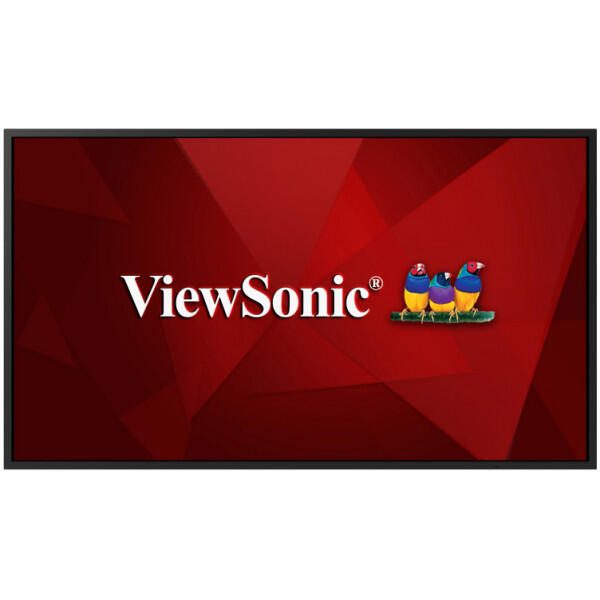 ViewSonic 55 LED commercial display,  3840x2160, 350nits, 16 GB  766907007244 publiskie, komerciālie info ekrāni