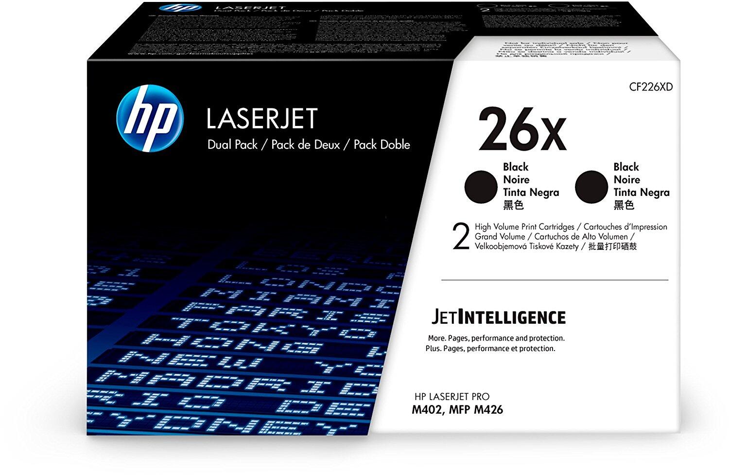 26X Original LaserJet Toner black High Yield 2-pack - Original - Tonereinhe... toneris