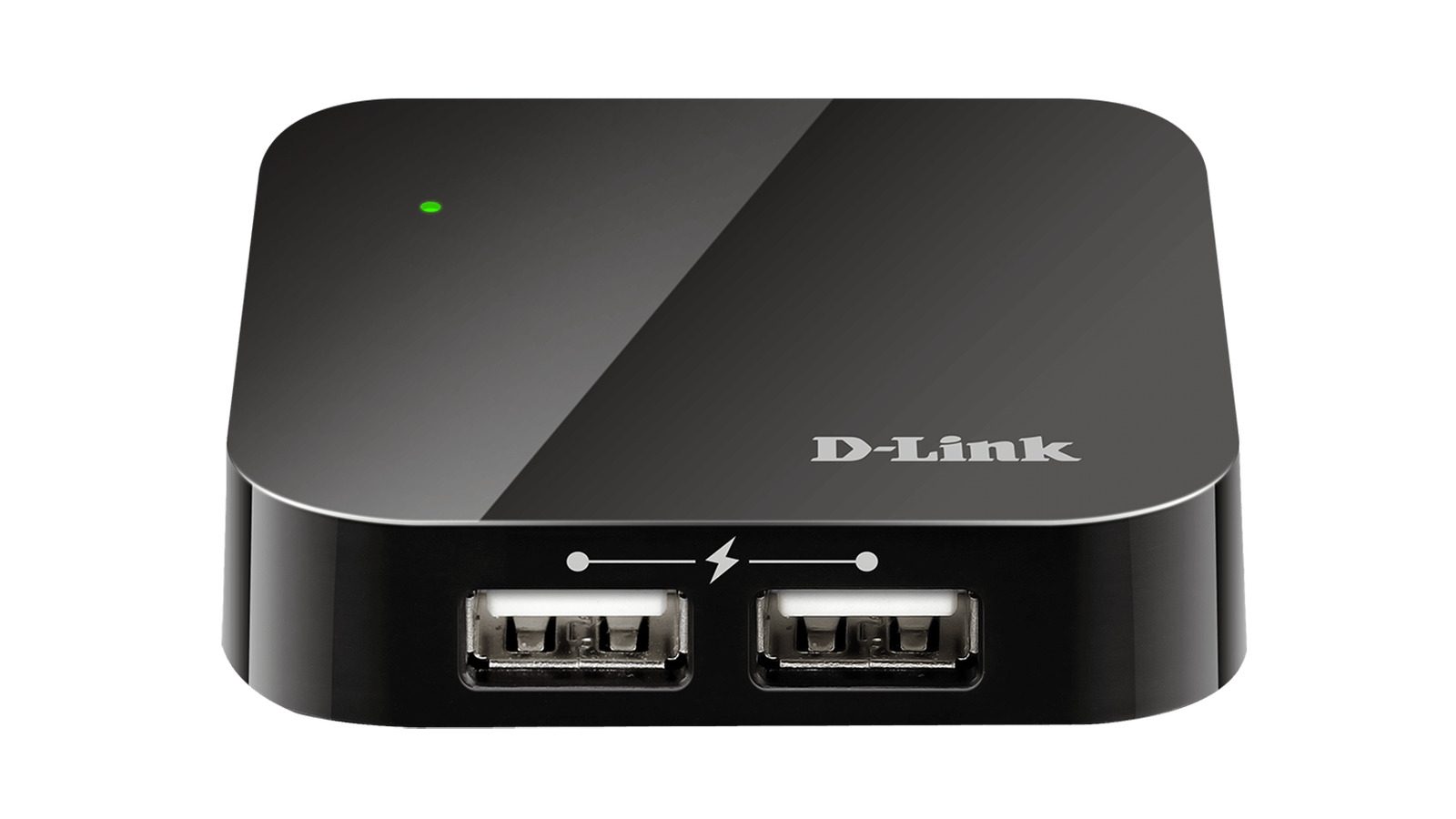 D-Link 4-Port USB 2.0 Hub USB centrmezgli