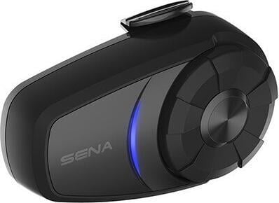 Sena 10S motorcycle intercom 4 channels 1600 m Black austiņas