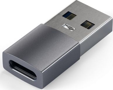 Satechi Aluminum Type-A to Type-C USB Adapter space gray