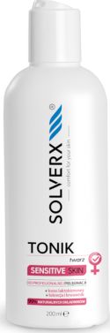 Solverx Tonik do twarzy Sensitive Skin 200ml 1070075 (5907479380075) kosmētikas noņēmējs