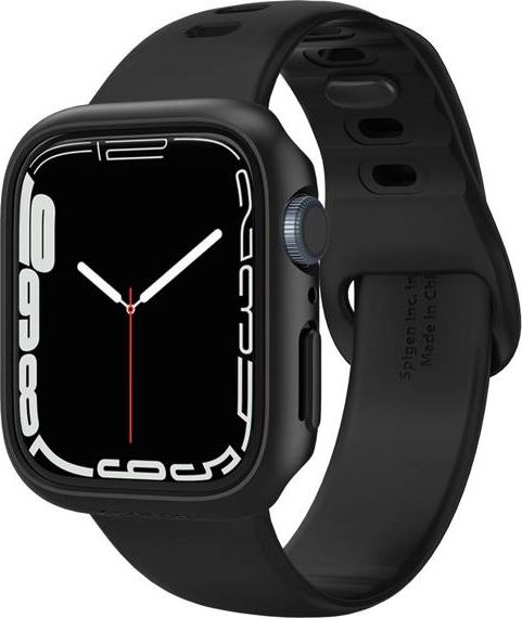 Spigen Thin Fit case for Apple Watch 7 | 8 45mm black Viedais pulkstenis, smartwatch